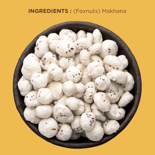 Image of Open Secret Makhana | 200g | Phool Makhana, Foxnuts, Lotus Seeds for Eating, Premium Raw Plain Phool Makhana, Snacks Rich in Protein, Fiber and Minerals, Plain Flavoured (Pack of 1)