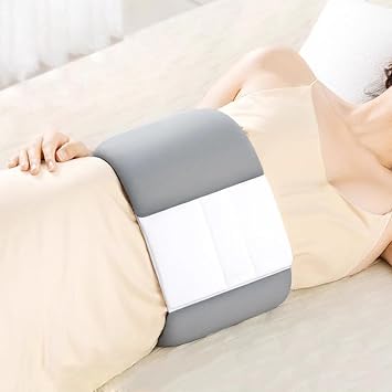 Lumbar Support Pillow for Bed Sleeping, Lumbar Sleep Pillow with 360 Wrap-Around Design, Fits Body Curves Waist Pillow for Side & Back Sleepers, Lower Back Pain Relief,Small Size