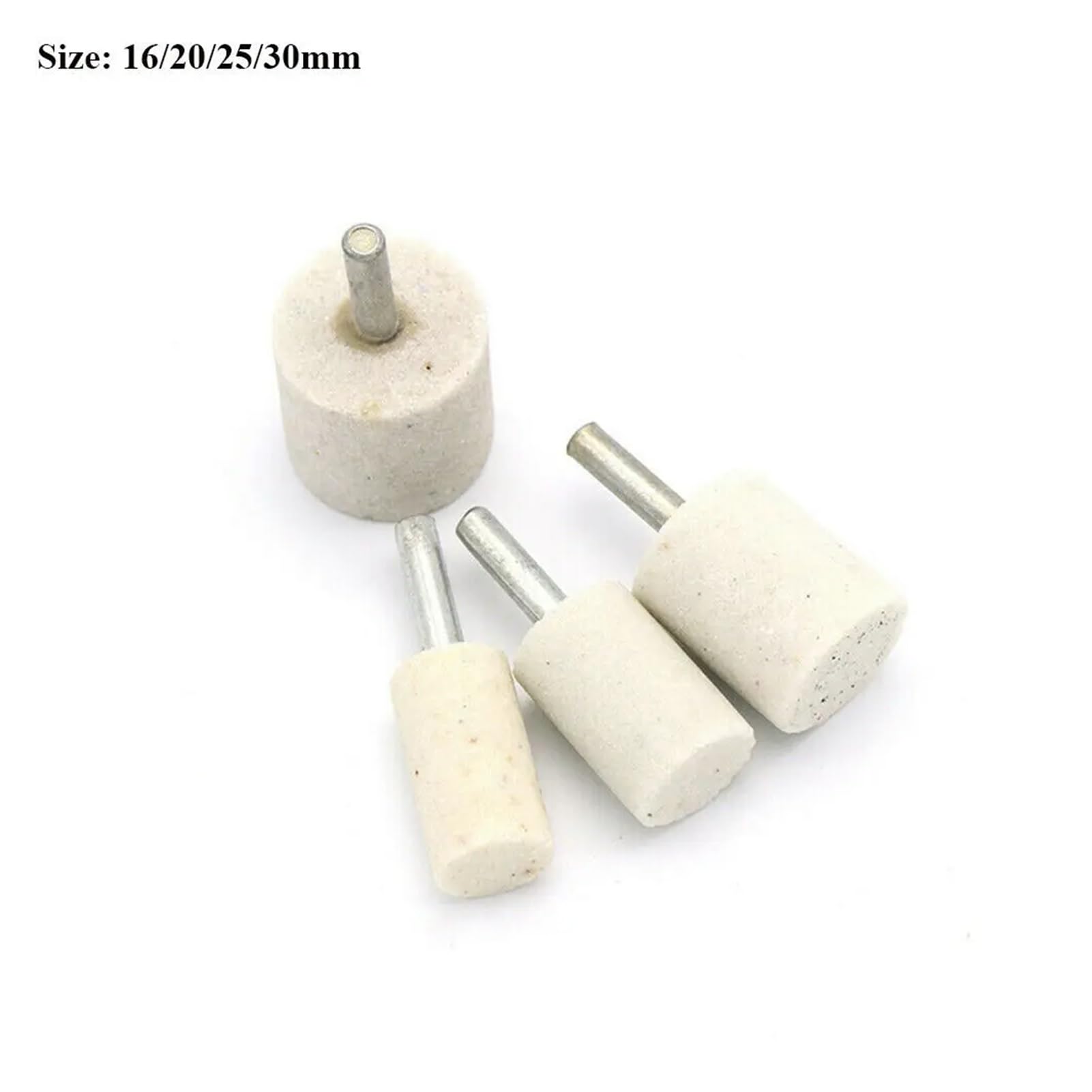 Gambo da 6 mm con mola for mola montata da 16/20/25/30 mm for utensile rotante for smerigliatrice da trapano(20pcs,30mm)