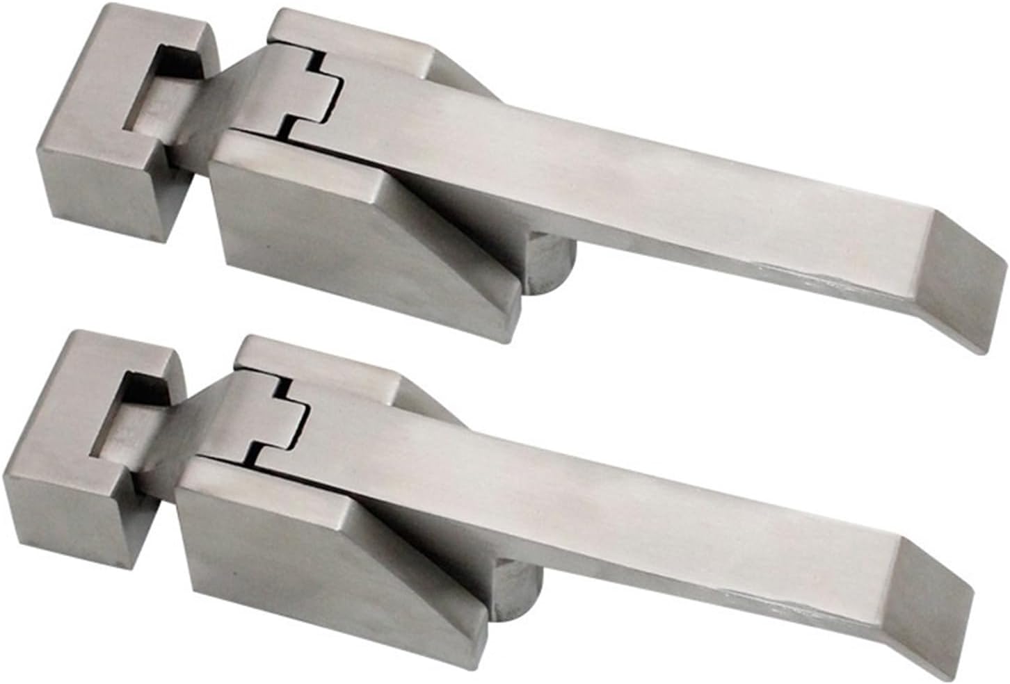 DK615 Stainless Steel Oven/Refrigerator Door/cabinets/Freezer Handles/hasps/Buckle Lever Compression Door Lock 1Pcs(Black)