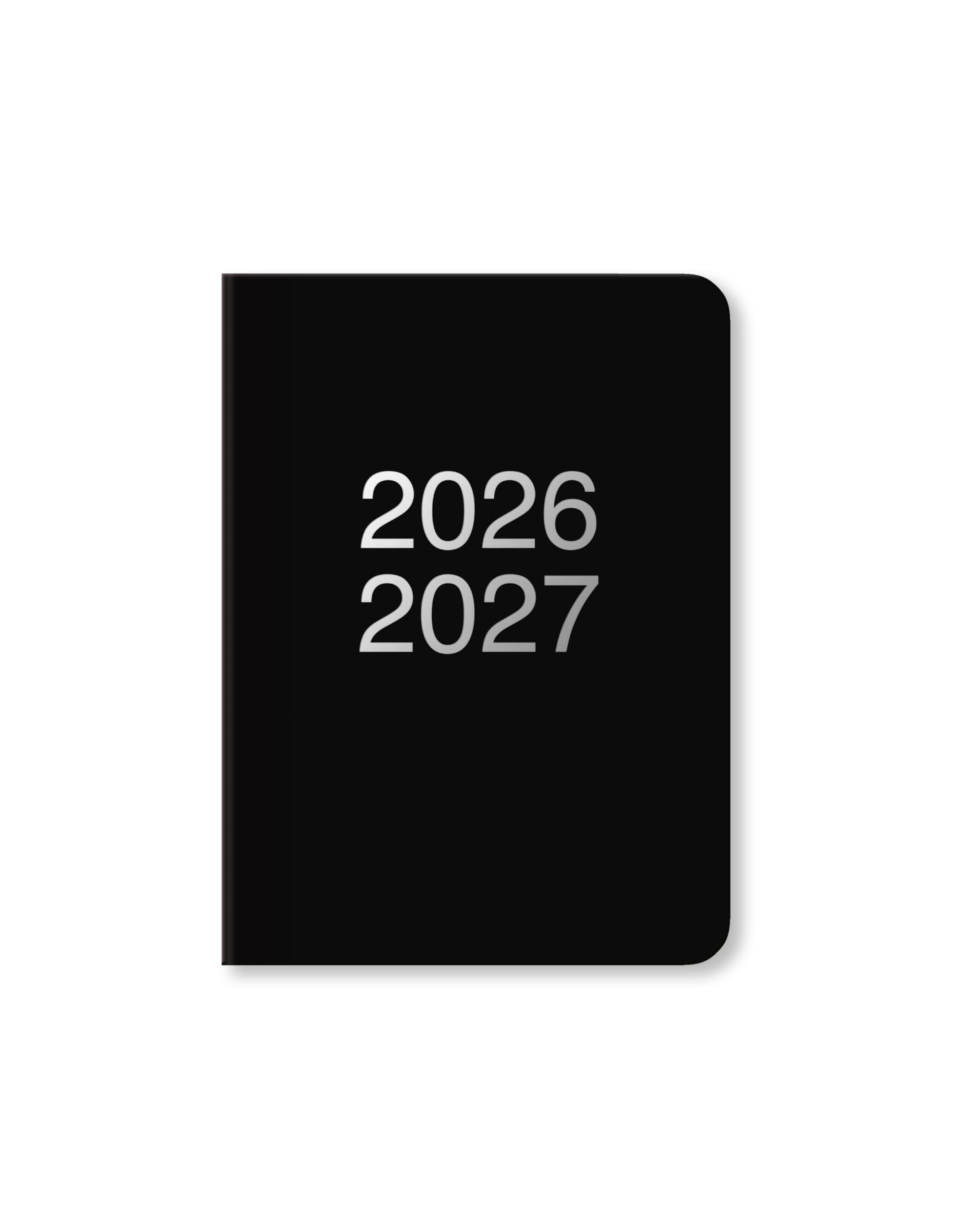 Letts of London Dazzle A6 academic 2026/2027 day to a page with appointments diary - Black 27-031121