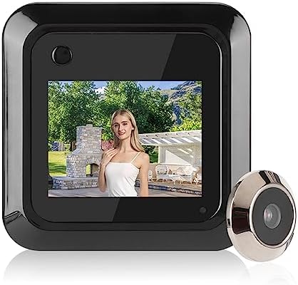 Zetiling 2.4-inch Smart Door Viewer with Wide Angle Camera, TFT LCD Display, and Photo Recording Capability, Zetiling6k7gmzg8ue