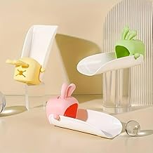 Faucet Extender for Sink Easy Use Sink Faucet Extenders with Temperature Sensitive for Toddlers, Kids Hand Washing Faucet Extension for Bathroom Sink Use for Children-Baby (Multicolor) (2 pcs)