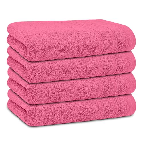 Decasatextil - Juego Toallas De Lavabo 4 Unidades 100 Algodón 450gr, Tamaño 50x100cm - Toallas Manos - Toalla Suave Y Duradera Para Secar Tus Manos Y Rostro Fuxia Decasatextil - Juego Toallas De Lavabo 4 Unidades 100 Algodón 450gr, Tamaño 50x100cm - Toallas Manos - Toalla Suave Y Duradera Para Secar Tus Manos Y Rostro Fuxia