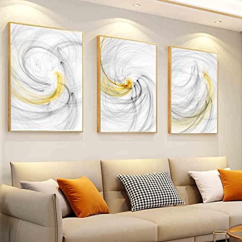 Peinture toile lignes abstrait sans cadre grand format déco nordique 50x70
