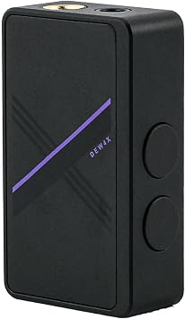 Linsoul SIMGOT DEW4X Portable In-Ear Monitor Amplifier, HiFi Earphone Stereo USB DAC, with Dual C43198 DAC Chip, 384kHz/32bit, Small Audio Amplifier for PC/Phone