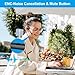 eppfun Open Ear Bluetooth Headphones with Mic,Noise Cancelling Multipoint Connect Bluetooth 5.4 Headset, Meeting Wireless Headset for Work, Driving, Running, Workouts.