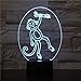 Produktbild 3D Cool Acryl Nachtlampe, 7 Farbwechsel 3D Cartoon Nachtlicht, Affentisch Touch Sensor Rbg Neuheit Beleuchtung Kind Baby Geschenk Gadget Affenlampe Visuelle Lampen 7 Farben Stimmung