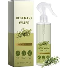 Rosemary Water Hair Spray - Strengthens & Reduces Hair Loss, Controls Oil, Nourishes & Repairs Dry Damaged Hair, Adds Shine & Softness with Vitamin E & Peppermint3.38Fl Oz 1PCS