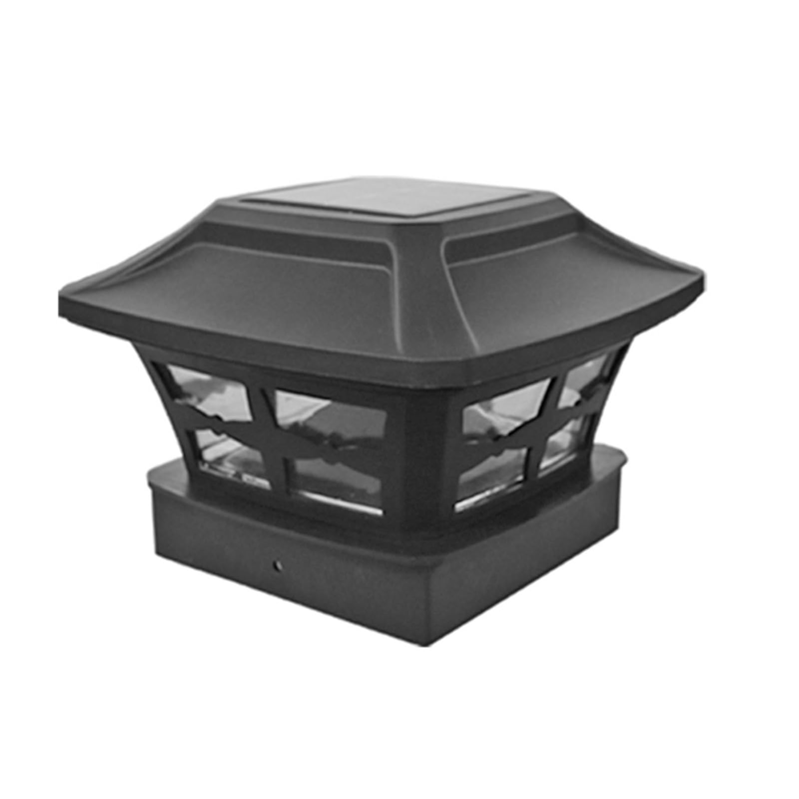 TRDEWR Solar Post Cap Deck Lamp LED Waterproof Outdoor Pillar Light Garden Fence Decorations Lighting Fixture Efficiently Utilize Sunlight