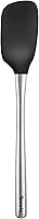 Vista 42 de Tovolo Flex-Core - Espátula ralladora de jarras de silicona con mango largo, mango de acero inoxidable, cabeza de silicona resistente al calor