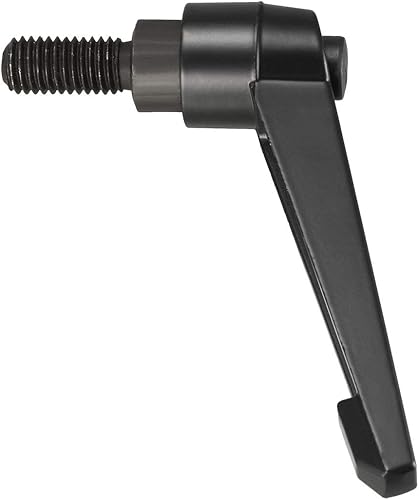 Miniatura 55 de uxcell M8 x 1.260 in Mango de sujeción ajustable Palanca de sujeción Rosca Botón de trinquete macho roscado Perillas de bloqueo Tornillo giratorio