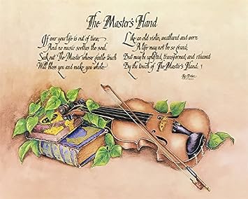 Unframed Print THE Masters Hand, Prayer/Religious / 3-810-L 8x10 Inch Ken Brown, Art Print Poster