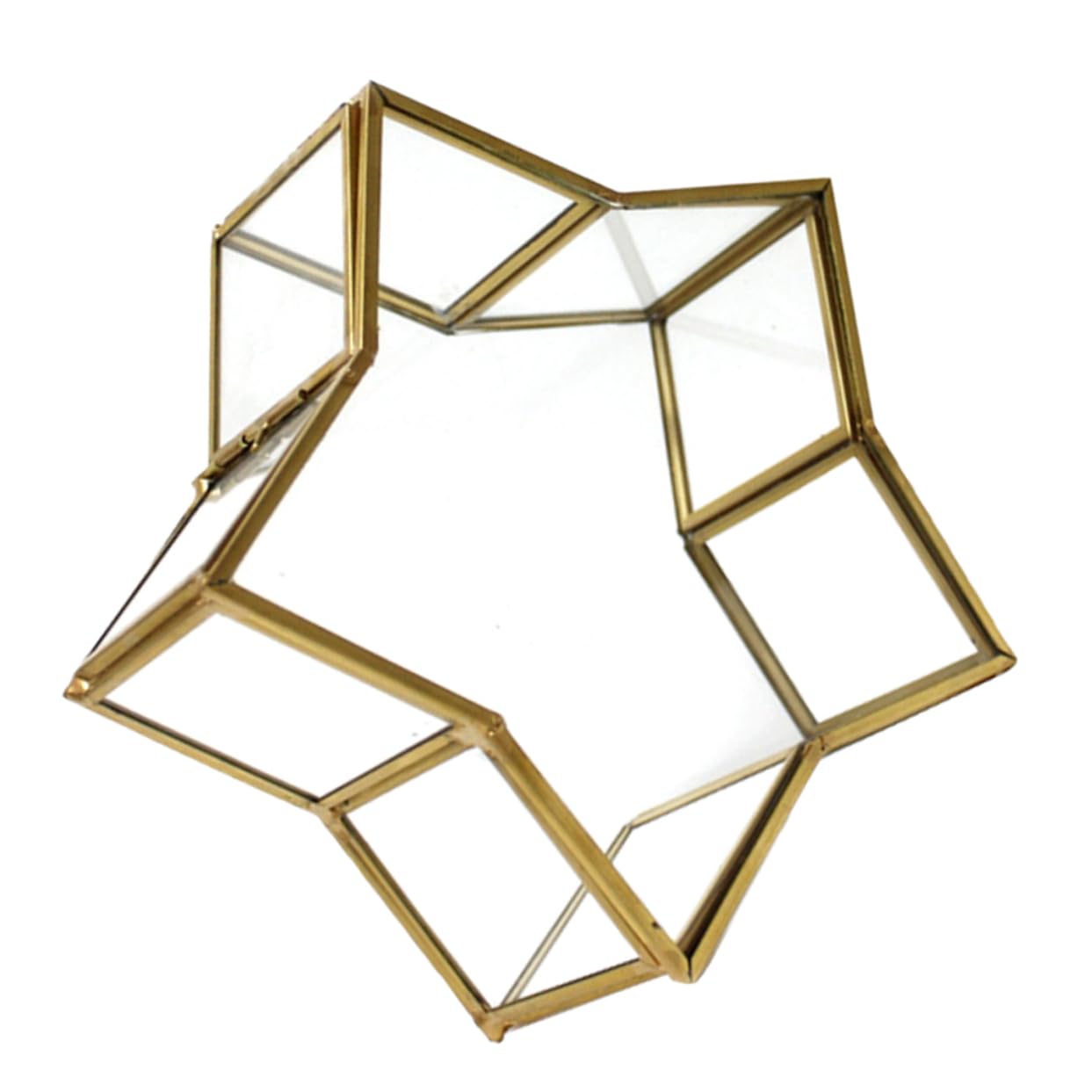 Bocal origami étoile en verre Cabilock | Écrin de rangement haut de gamme pour bijoux