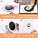 Pfotenabdruck Set Hund Katze, Taricor Baby Fussabdruck Set, 2pcs Fußabdruck Baby mit 2 Fotorahmen 4 Karten, ohne Kontakt zur Farbe, Baby Handabdruck und Fußabdruck, Geschenk für Haustiere Besitzer