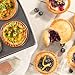 MasterChef Mini Pie & Quiche Maker- Thanksgiving Pie Baker Cooks 6 Small Pies or Quiches in Minutes- Non-stick Cooker w Dough Cutting Circle for Easy Measurement & Filling, Fall Cooking Must Have Gift
