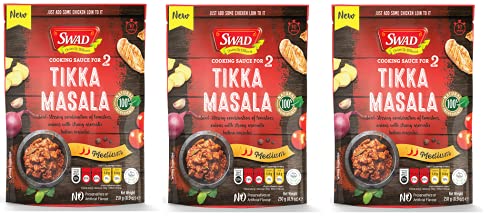 Image of SWAD Tikka Masala Gravy /Easy to cook gravy- Pure Vegetarian, 250GM - (Pack Of 3)