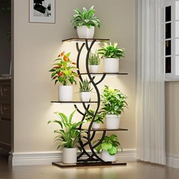 Innovative Plant Stands with Grow Lights That Transform Your Space 2 plant stand with grow lights indoor