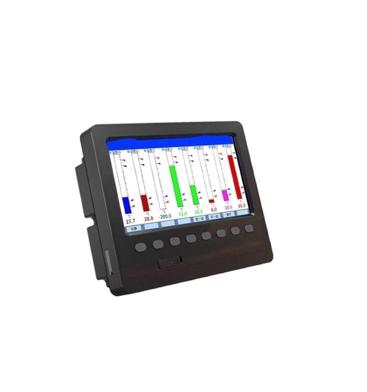Papierloser Datenlogger, MIK-R5000C 12 Kanal | Datenlogger for Temperatur, Strom, Spannung und Druck in Industriequalität