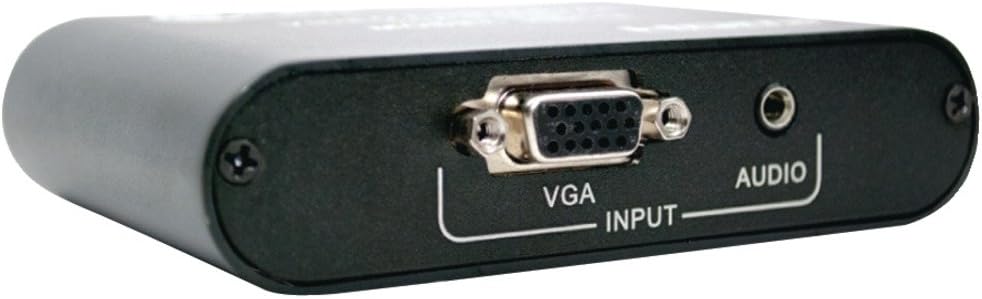 VGA & Audio to HDMI Format Converter Home Audio Crossover, Black (HSC16)