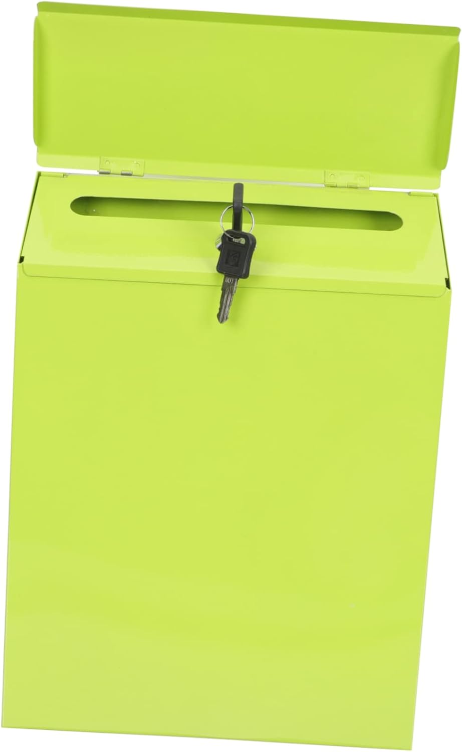 Box Mailbox with Lock Box Wall Mount Mailbox Office Mailbox Decked Accessories Wall Mail Holder Drop Suggestion Box Wall Mounted Letter Box Multi-Function Letter Box Home Accessory(Green)