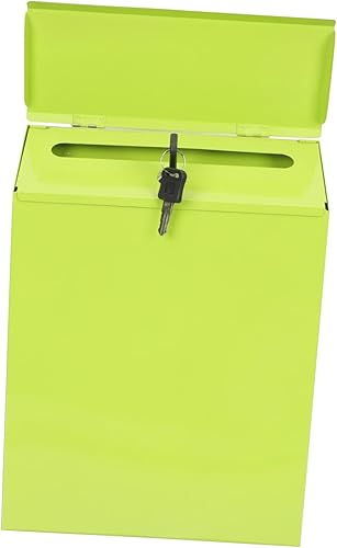 Miniatura 10 de DOITOOL Buzón de correo con caja de seguridad, buzón de pared Buzón de oficina Accesorios de cubierta Soporte de correo de pared, buzón de