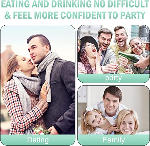 Denture Teeth Temporary Fake Teethsnap On Veneers, Snap In For Men And Women,Cover The Imperfect Teeth,No Pain No Shot Drilling,Fix Confident Smile(2 Pcs) Jq1 #TOP3