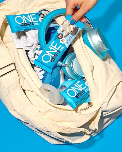 ONE Protein Bars, Hershey's Cookies 'n' Creme, Gluten Free with 18g Protein and 3g Sugar, Pantry Staples, 2.12 oz (12 Count) image 4