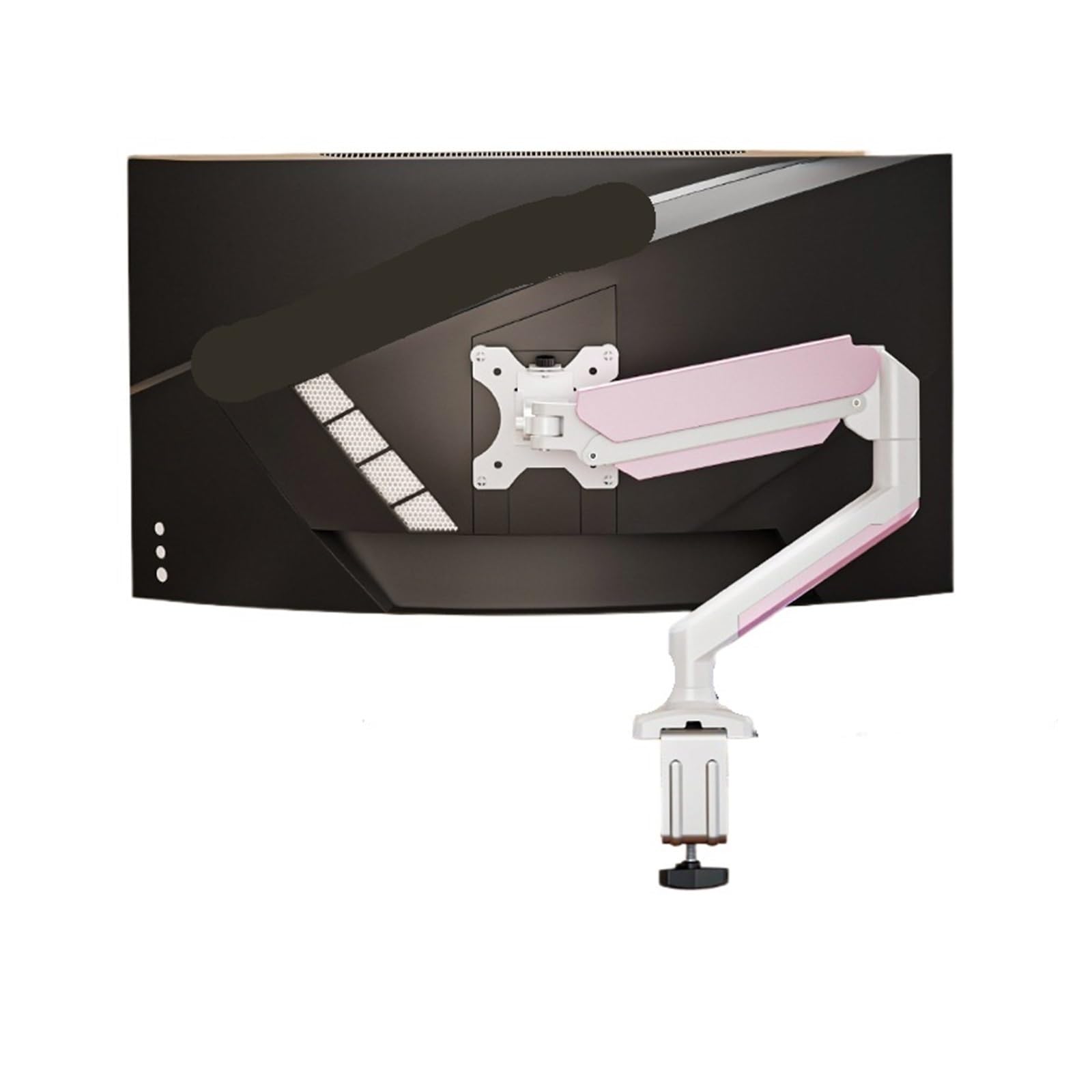 Support d'écran blanc classique pivotant au design épuré haut de gamme - 2