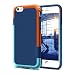 iPhone 6s Plus / 6 Plus Case, LoHi Hybrid Impact 3 Color Shockproof Rugged Case Soft TPU & Hard PC Bumper [Extra Front Raised Lip] Anti-slip Cover 5.5 Inch Black