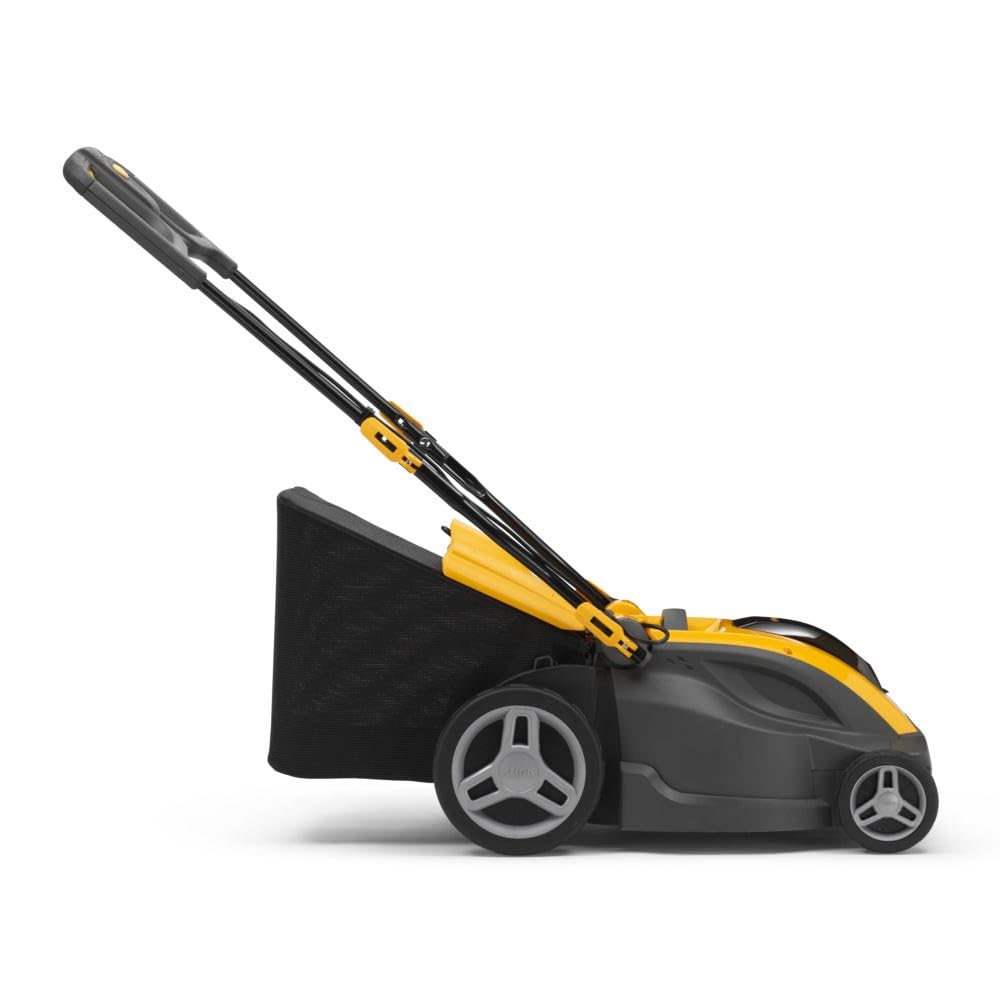STIGA Combi 344e Kit Akku-Rasenmäher, 48 V, 5 Ah, 42 cm – 50 l Grasfangkorb, 6 Schnitthöhen – Rasenflächen bis 450 m²