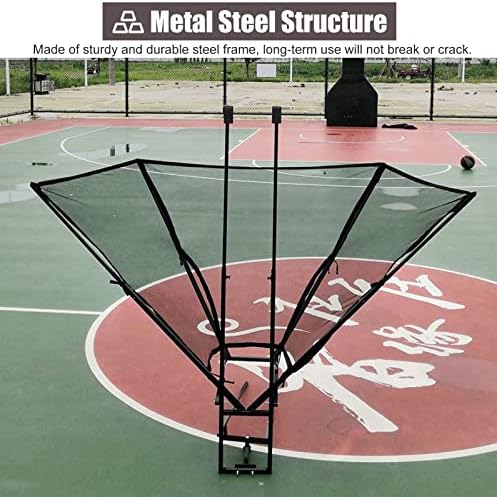 Basketball Return Net - Effortless Ball Retrieval System for Hoop Practice Enhances Solo Training Sessions
