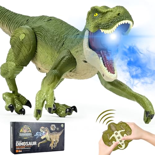 Ulikey Ferngesteuertes Dinosaurier Spielzeug für Kinder, 2.4 GHz...