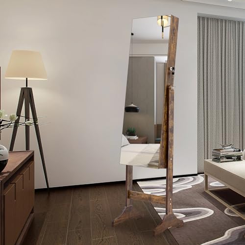 INTRIXX Fashion Simple Jewelry Storage Mirror Cabinet with LED Lights,Compatible with Living Room Or Bedroom ，for Bathroom