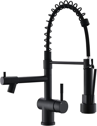 Miniatura 12 de Kicimpro - Grifo para filtro de agua potable, para la mayoría de sistemas de filtración de agua y ósmosis inversa, grifo de acero inoxidable SUS304