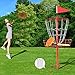 Yaheetech Portable Disc Golf Basket, Lightweight Steel Practice Target Steel Frisbee Hole Disc Golf Goals Catcher