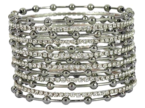 Image of NMII Stylish Glossy Bangle & Bracelet Set for Women & Girls
