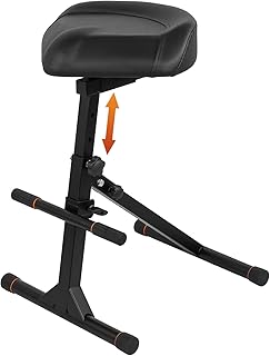 STRICH Guitar Stool, Height Adjustable Guitar Seat, Adjustable Footrest Guitar Chair for Kids Adults Guitarist, Portable and Foldable Drum Stool Throne for Drummer (SGT-20)