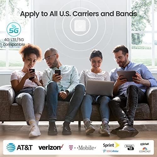 Miniatura 3 de Hiboost Amplificador de señal de teléfono celular para cobertura del hogar y la oficina de hasta 8,000 pies cuadrados Potente impulso 5G 4G LTE para