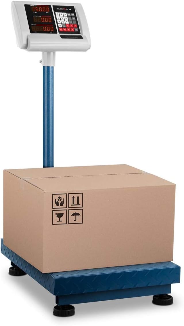 Báscula De Plataforma - 300 Kg / 0,02 Kg - 100 X 100 Cm - LCD Con Impresion De Etiquetas 94036175
