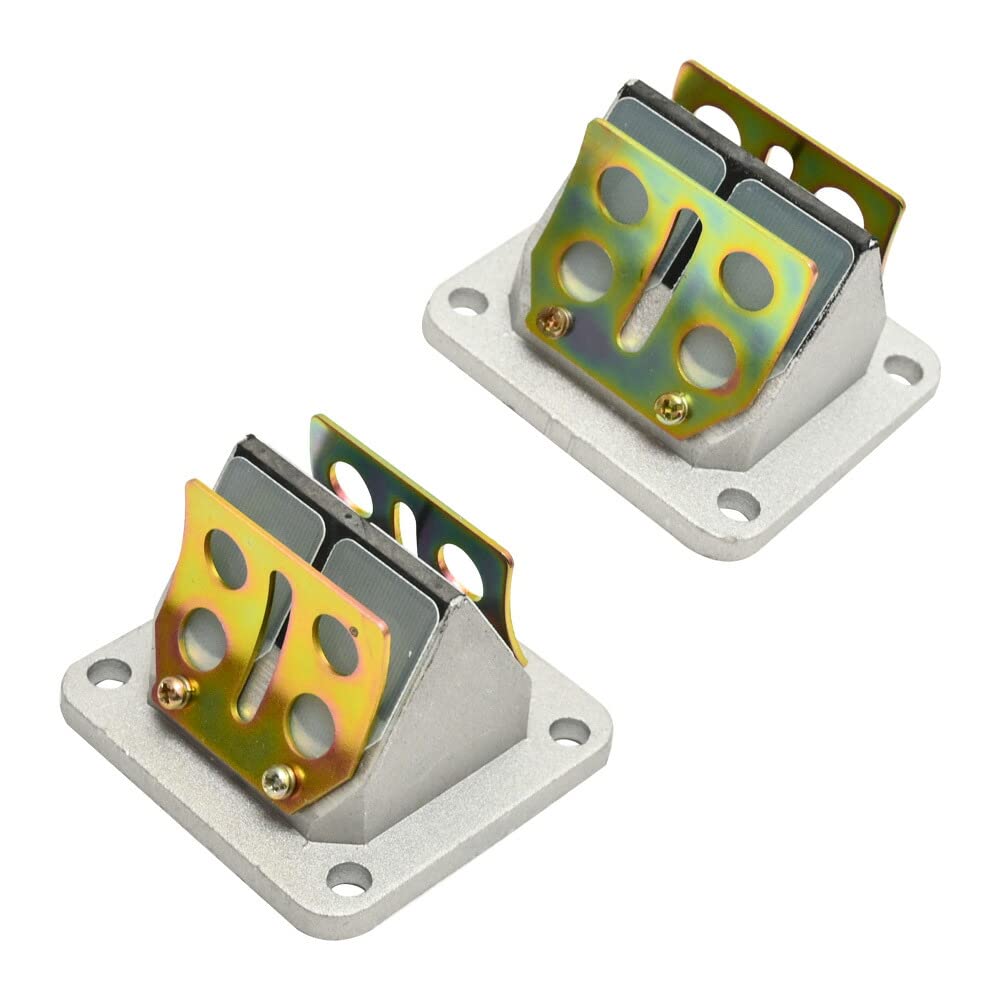 レーシングカート　エンジン　リードバルブ　　キャブ付き　2機 RZ350R リードバルブ リード バルブバイク パーツ 補修 交換