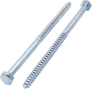 SKIRCO (6 pcs) DIN 571 Zinc Plated Steel Hex...,