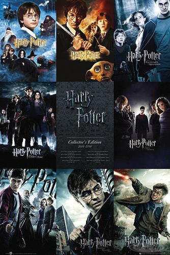 Affiche Harry Potter 61x91,5 cm poster collector idée cadeau fans