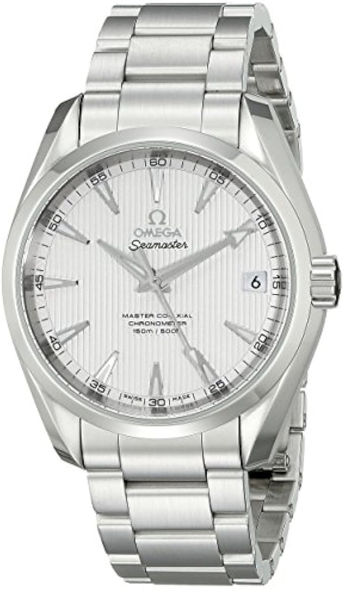 Omega Men's 23110392102002 Analog Display Automatic Self Wind Silver Watch