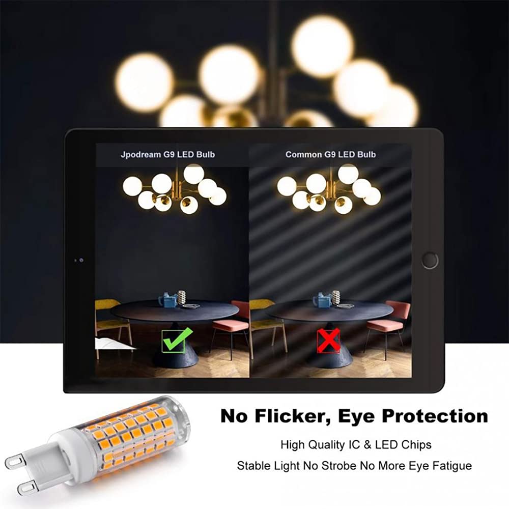 G9 Ceramic Corn Light 9 W 220 V Lampy Żarówki LED Wymień 80 W Lampka halogenowa 900LM 6500K zimna biała reflektor Żyrandole żarówki,Cold white