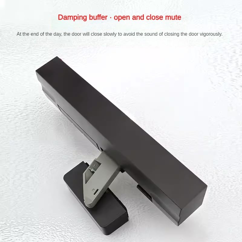 Sportello di arresto automatico della porta a induzione, attrezzatura chiusura, buffer hardware supporto silenzioso(Black Right Side Open)