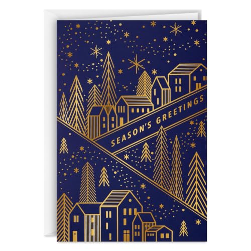 Hallmark Christmas Boxed Cards with Envelopes, 40-Pack (Season's Greetings)
