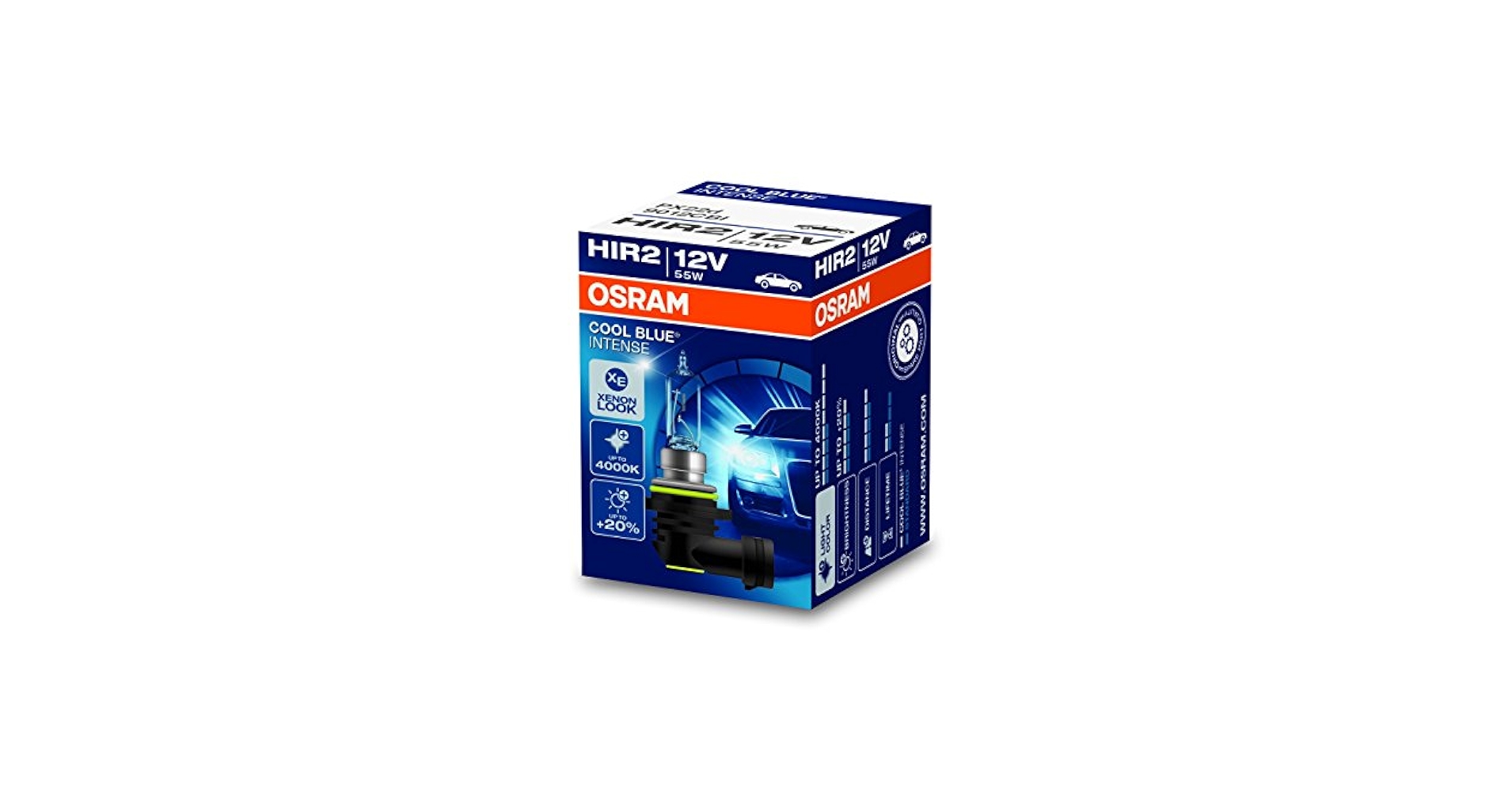 Amazon.com: OSRAM HIR2 (9012) PX22d 12V 55W COOL BLUE