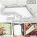 Anranmm Hermit Crab Accessories - Platform with Ladder and Food Dish, Hermit Crab Climbing Toys, Habitat Supplies and Tank Accessories for Reptiles, Hamsters, Geckos, Small Lizards