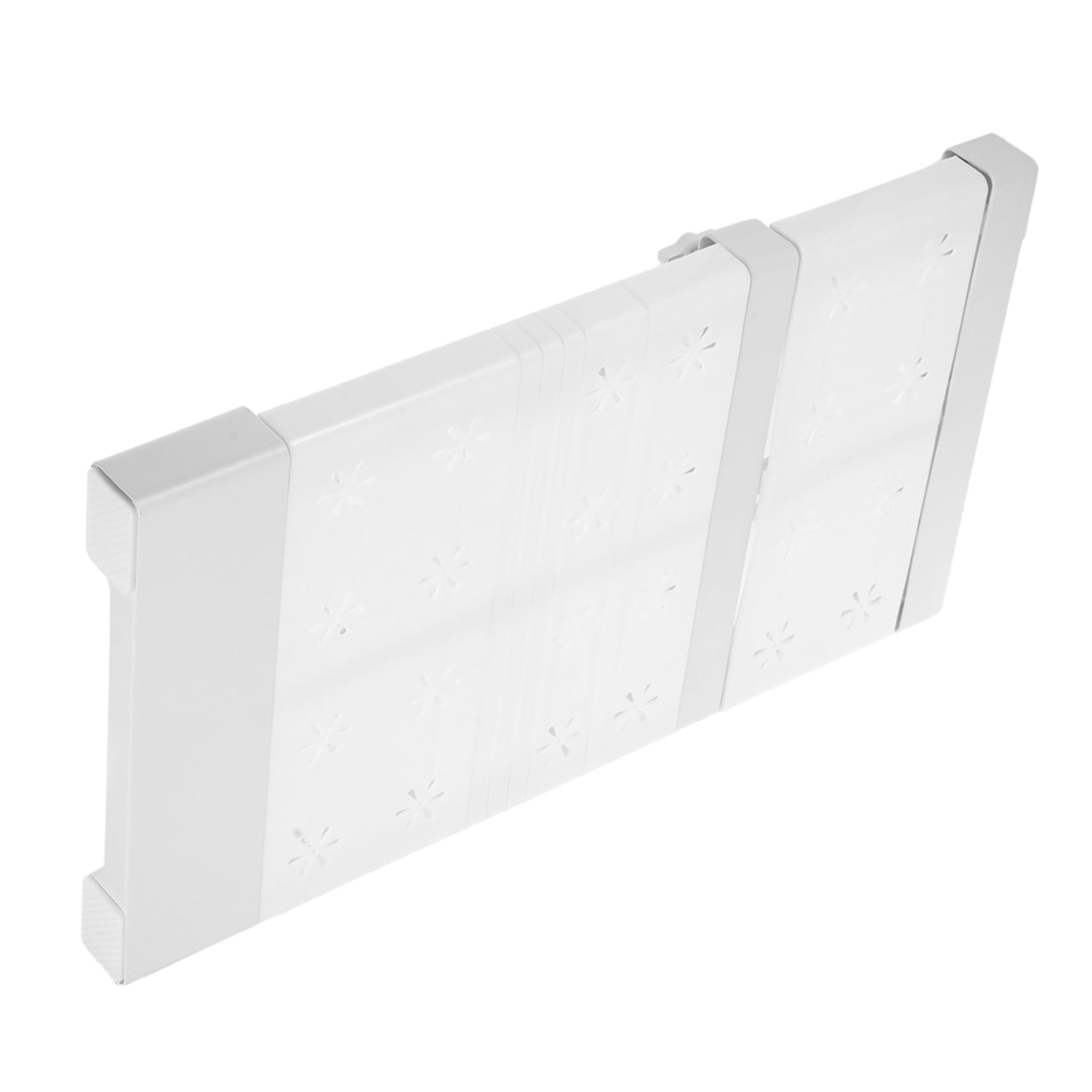 Hemobllo Expandable Tension Shelf Rack Closet Shelf Divider Easy Install for Wardrobe Storage